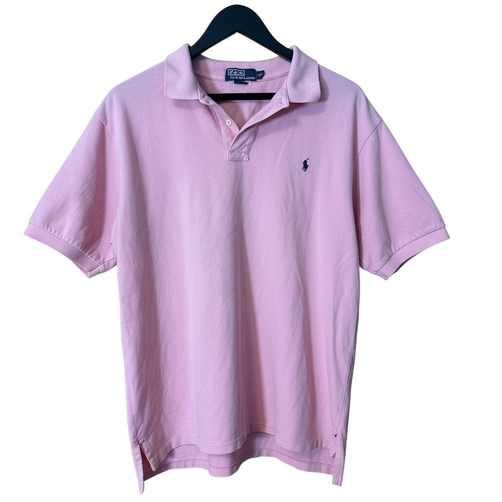 Original Fit Mesh Polo Shirt Garden Pink XXL 100% Cotton